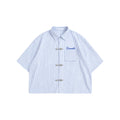 Saint Blue Clasp Shirt