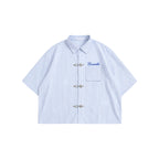 Saint Blue Clasp Shirt