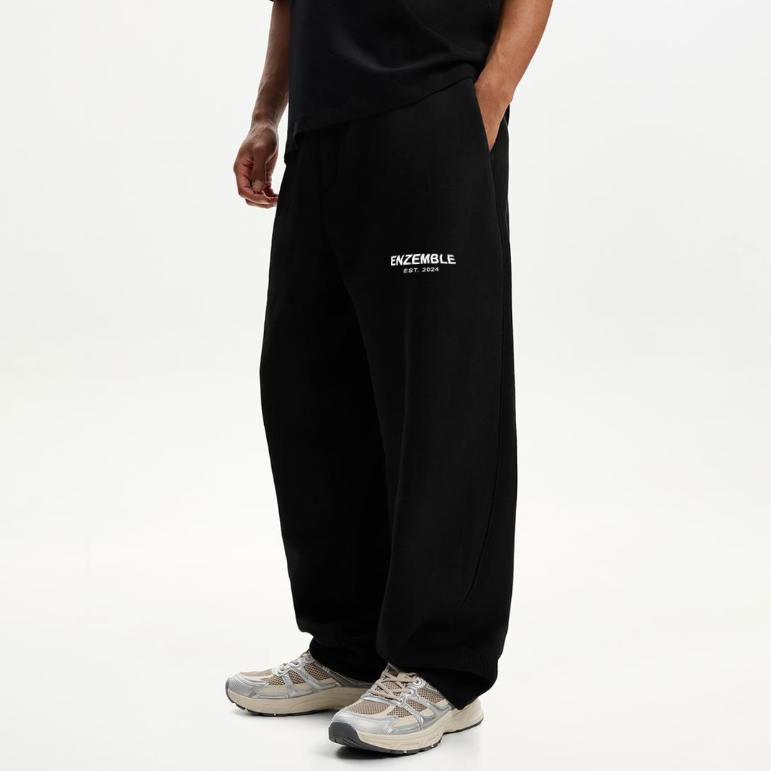 Black Baggy Sweatpants