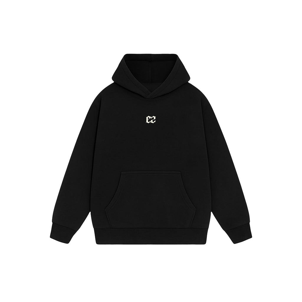 BLACK OVERSIZED HOODIE