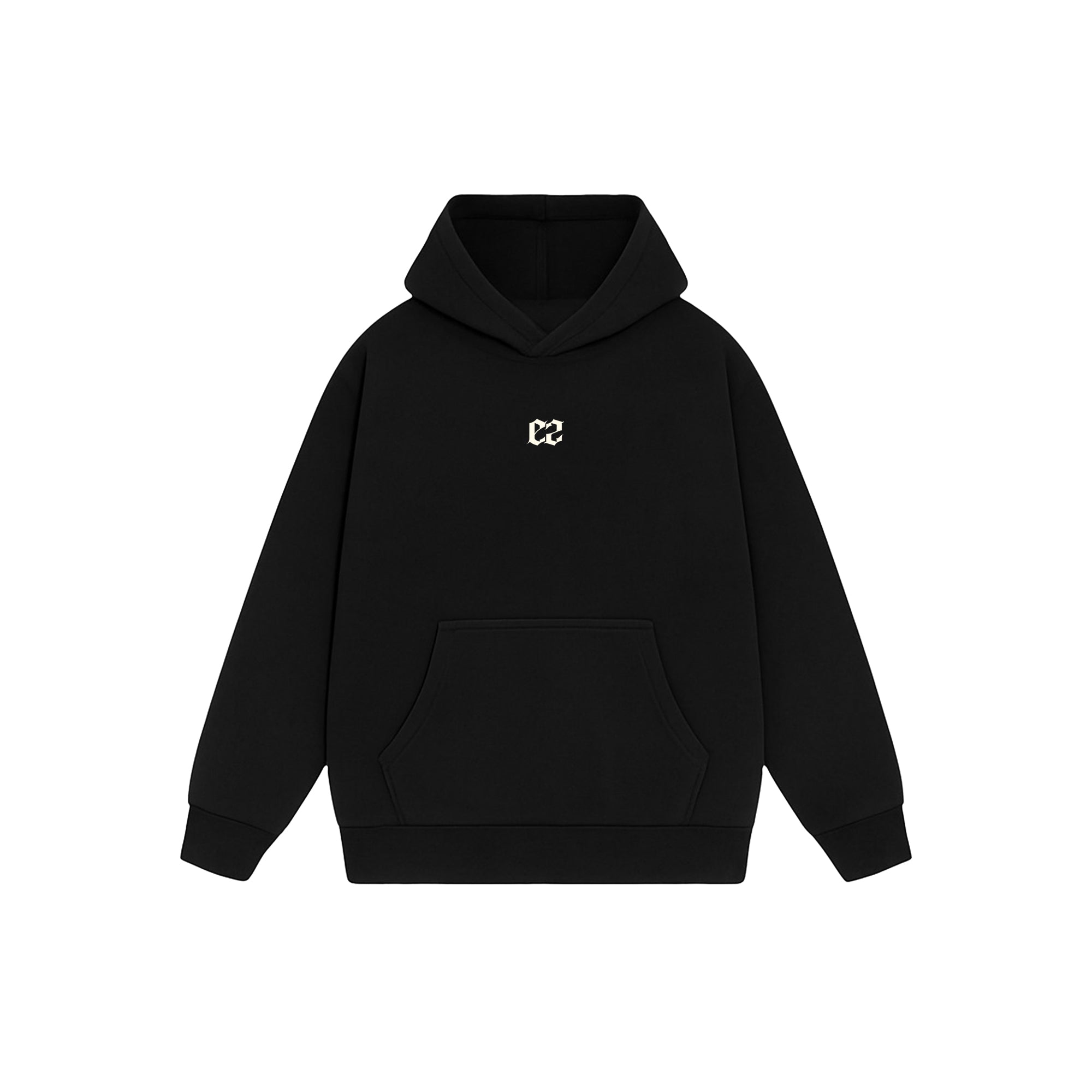 BLACK OVERSIZED HOODIE