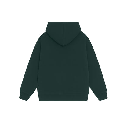 BOTTLE GREEN OVERSIZED HOODIE