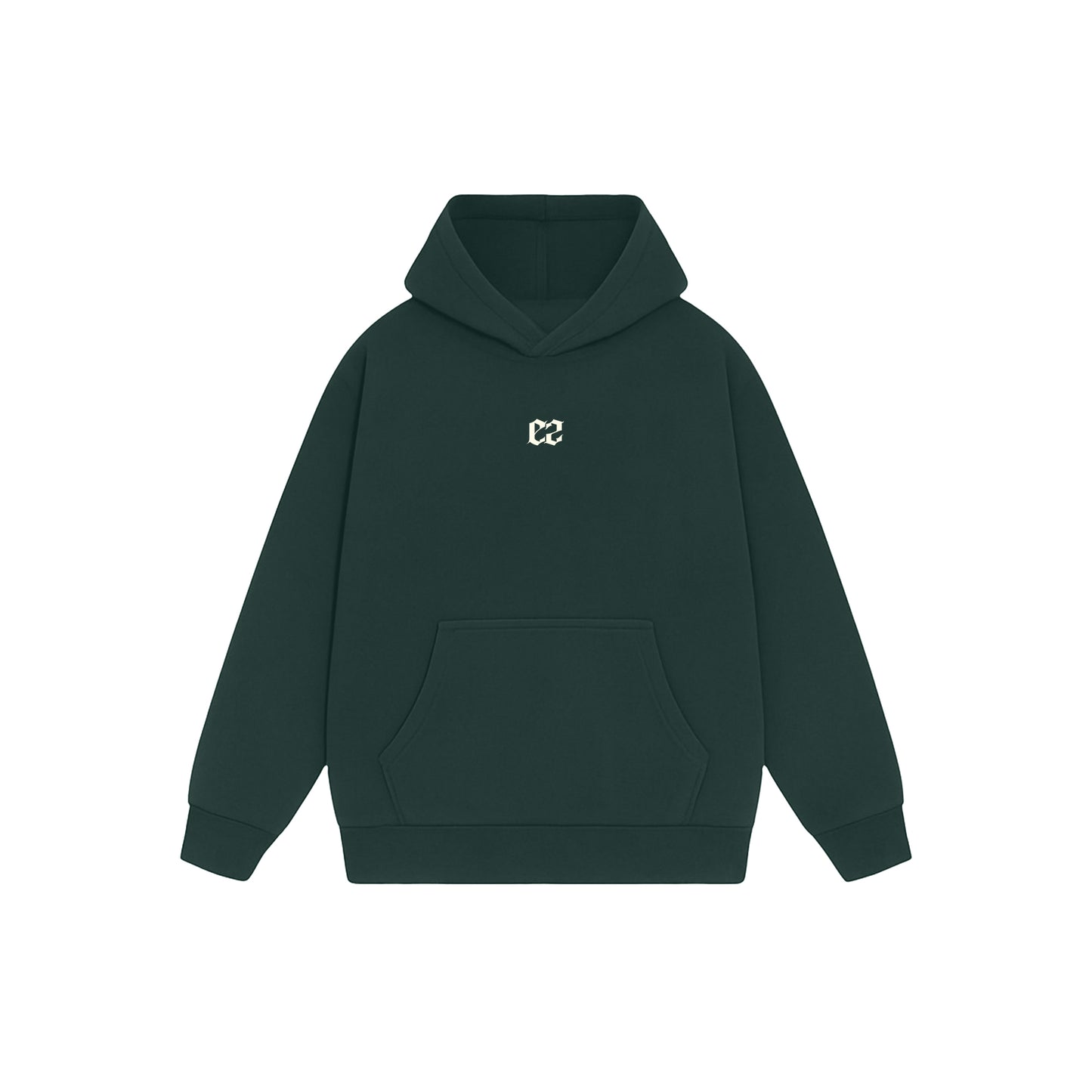BOTTLE GREEN OVERSIZED HOODIE