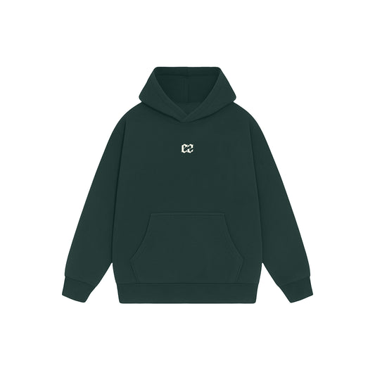 BOTTLE GREEN OVERSIZED HOODIE