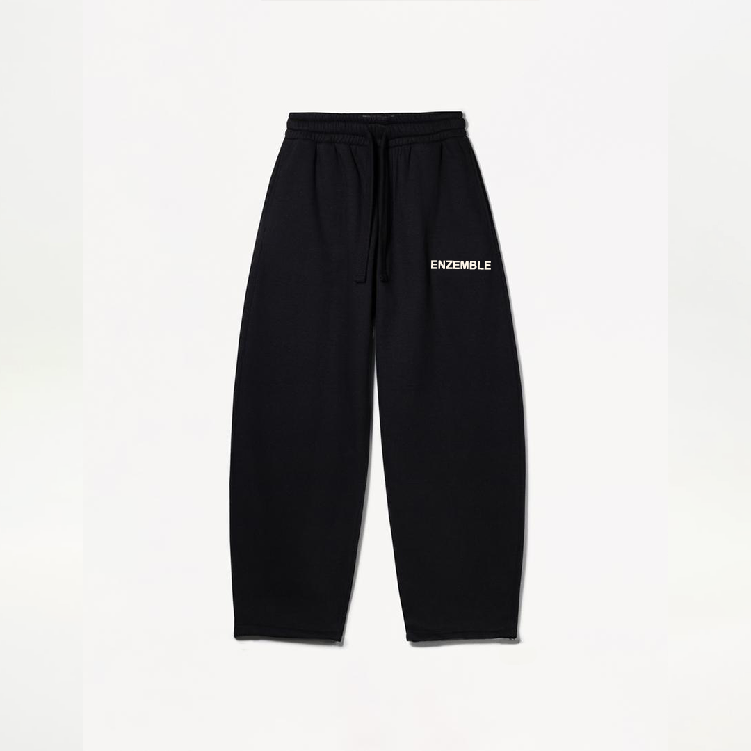 Black Baggy Sweatpants