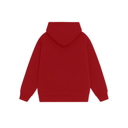 RED OVERSIZED HOODIE