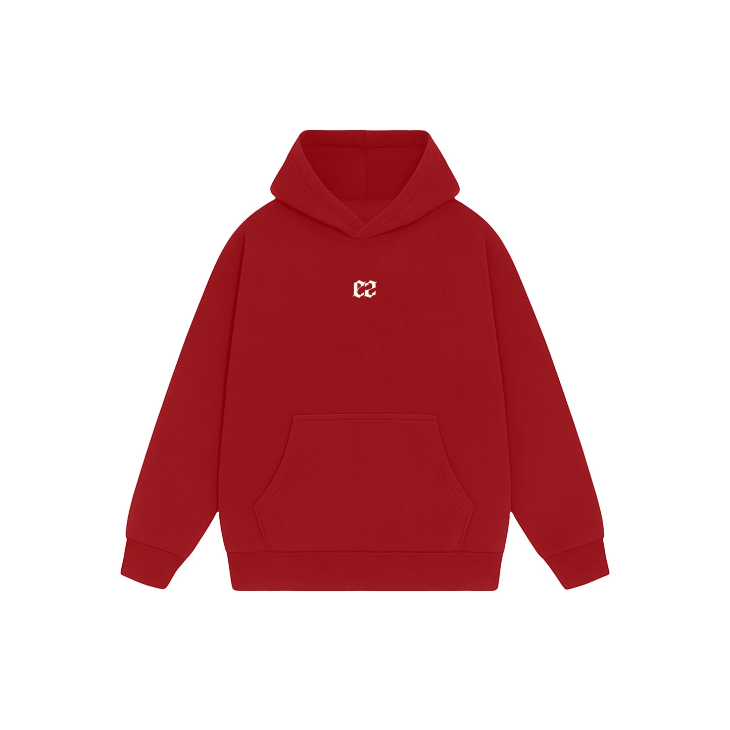 RED OVERSIZED HOODIE