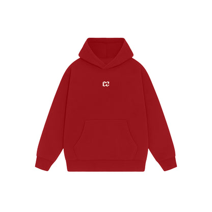 RED OVERSIZED HOODIE