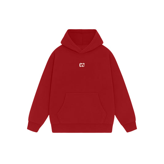 RED OVERSIZED HOODIE