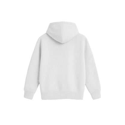 WHITE OVERSIZED HOODIE