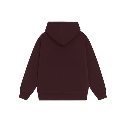 WINE OVERSIZED HOODIE