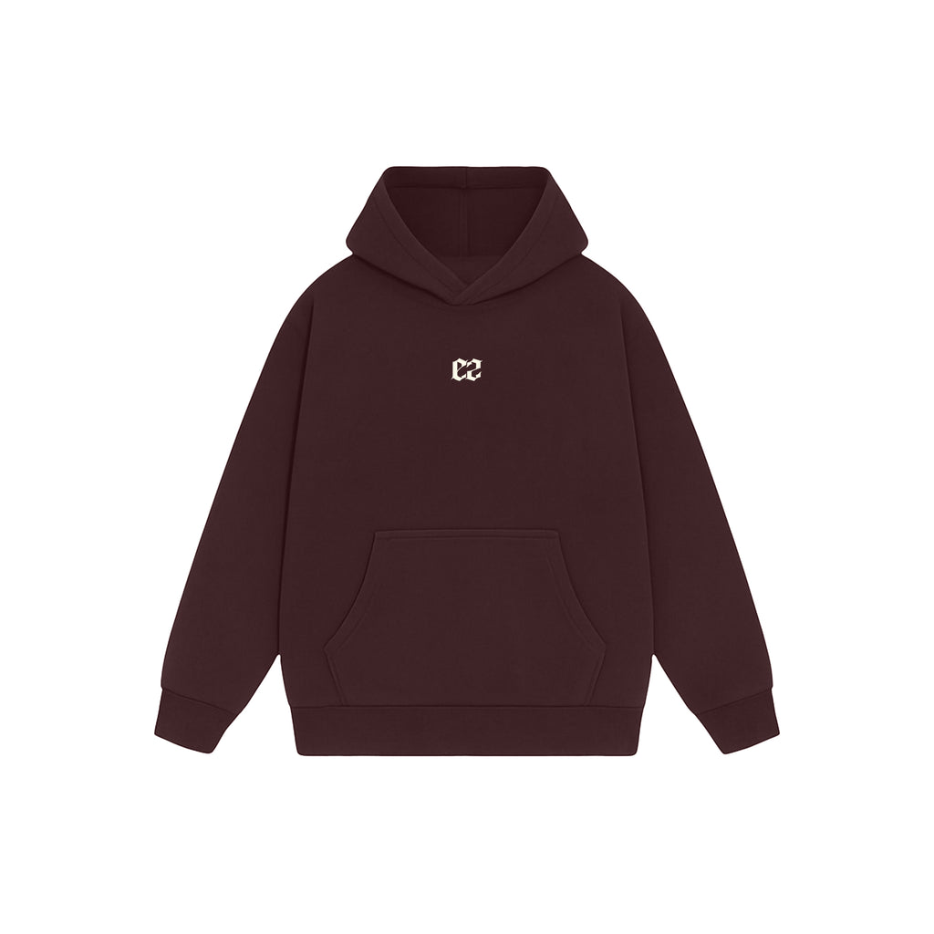 WINE OVERSIZED HOODIE