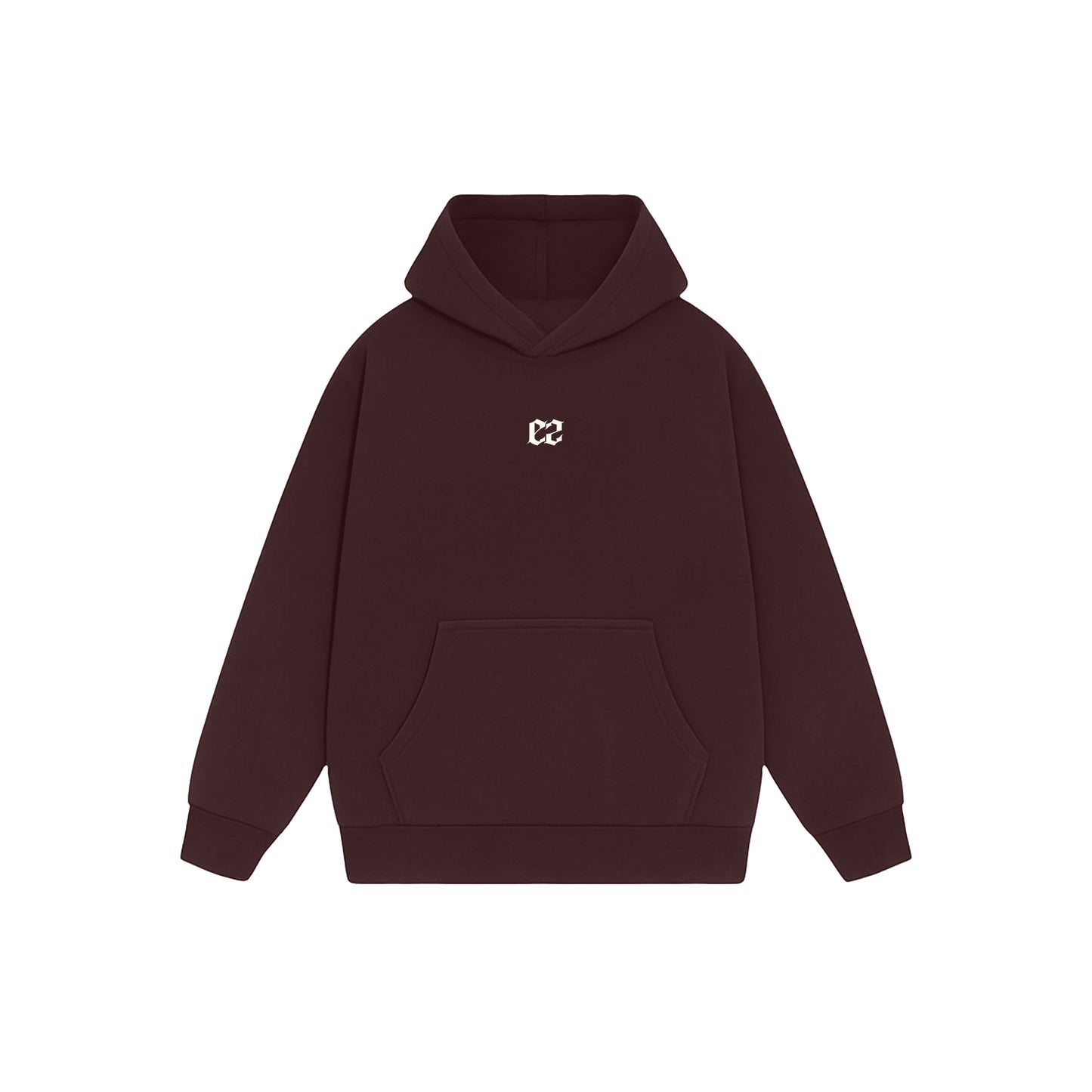 WINE OVERSIZED HOODIE
