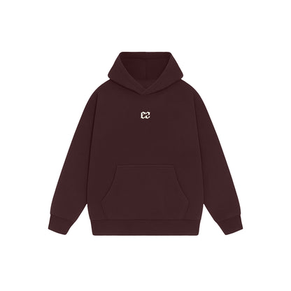 WINE OVERSIZED HOODIE