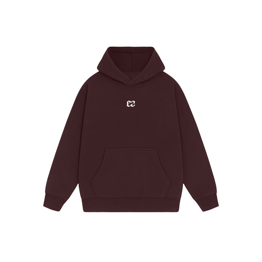 WINE OVERSIZED HOODIE
