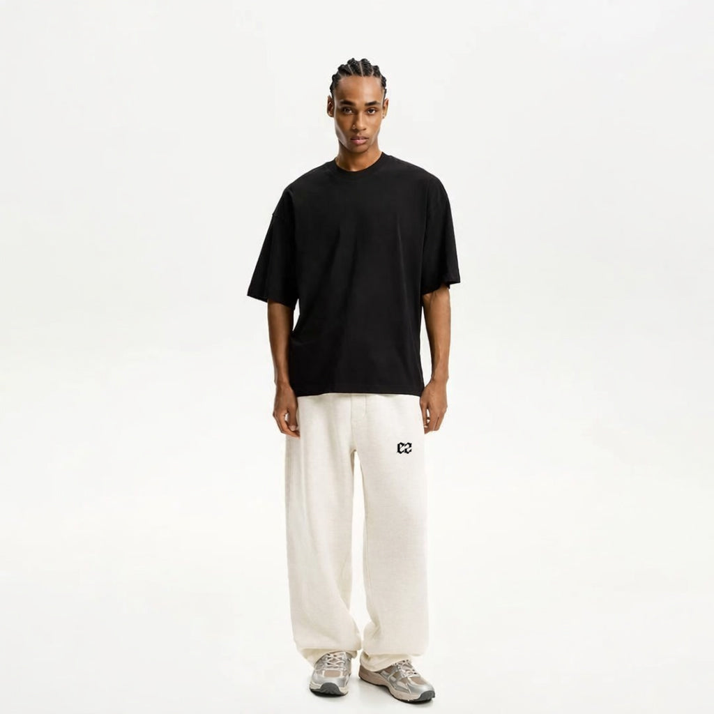 Cream White Oversized Sweatpant