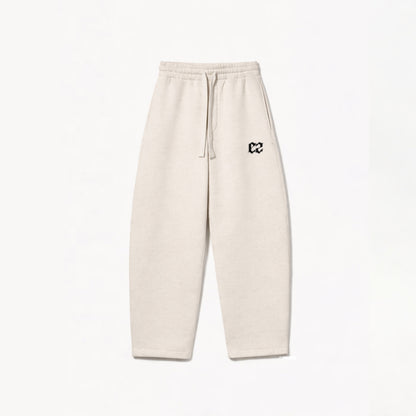 Cream White Oversized Sweatpant